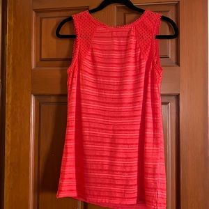Lucky Brand Sleeveless Lace Trimmed Top. Size XS.